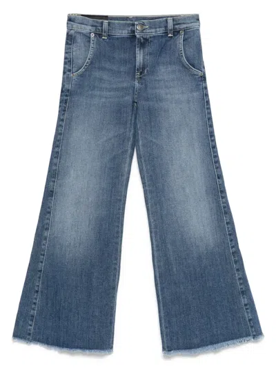Dondup Kids' Flared Jeans In Blue