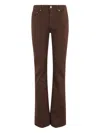 Dondup Flared Jeans In Brown