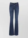 Dondup Flared Jeans Featuring Five-pocket Design In Blue