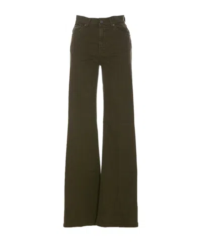 Dondup Flared Jeans In Green