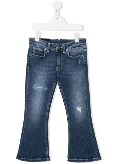 Dondup Kids' Flared-leg Jeans In Blue