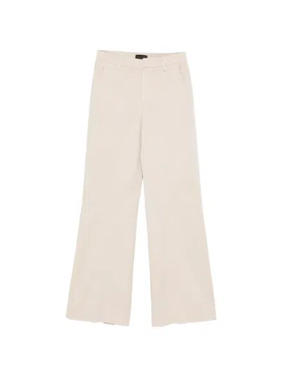 Dondup Flared Trousers In Neutral