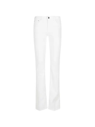 Dondup Flared Trousers In White