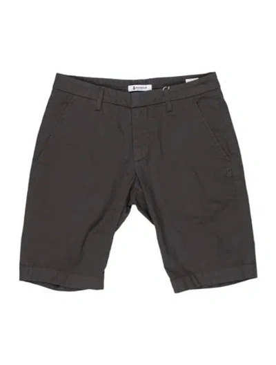 Pre-owned Dondup Flat Front Shorts In Gray
