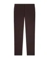 Dondup Flat-front Trousers In Brown