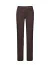 Dondup Flora Regular-fit Pants In Brown