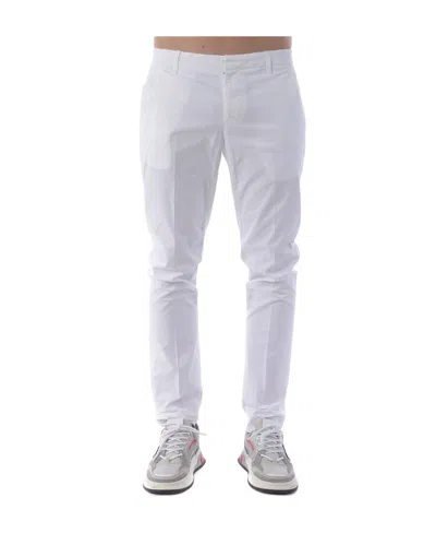 Dondup Four-pocket Cotton Chinos In White