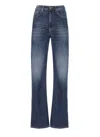 Dondup Logo-patch Jeans In Blue