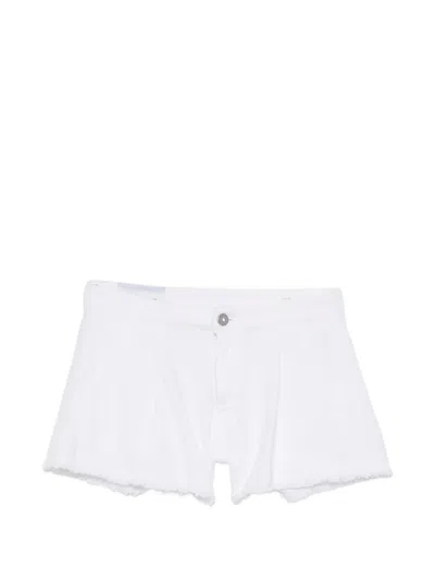 Dondup Kids' Frayed Shorts In White