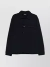 Dondup Front Pocket Shirt Long Sleeves In Black
