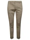 Dondup Gaubert Casual Trousers In Beige