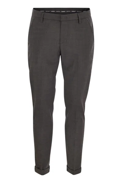 DONDUP DONDUP GAUBERT - FRESH WOOL TROUSERS