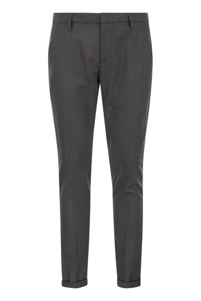 Dondup Gaubert - Fresh Wool Trousers In Grey