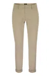 Dondup Gaubert Slim Fit Gabardine Trousers