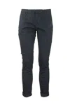 Dondup Men's Gaubert - Slim-fit Gabardine Trousers