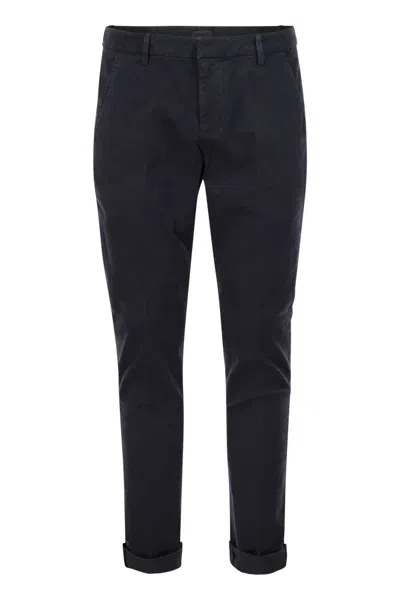 DONDUP DONDUP GAUBERT - SLIM-FIT GABARDINE TROUSERS