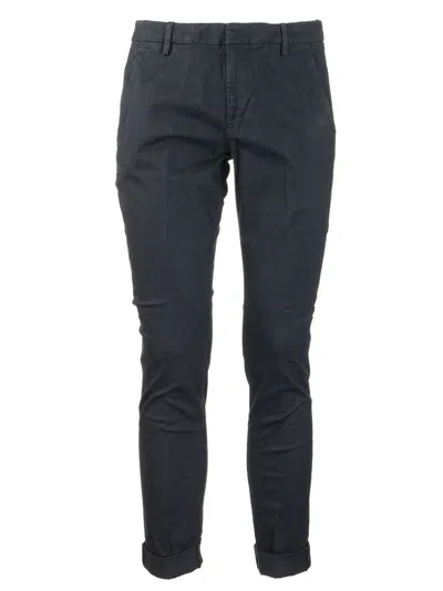 Dondup Gaubert - Slim-fit Gabardine Trousers In Blu