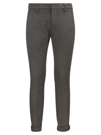 DONDUP GAUBERT - SLIM-FIT JERSEY TROUSERS