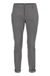 Dondup Mid-rise Slim-fit Tailored Trousers