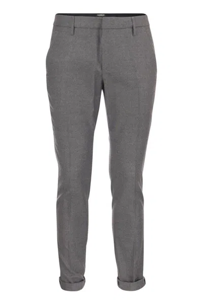 DONDUP DONDUP GAUBERT - SLIM FIT TROUSERS IN GABARDINE
