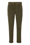 Dondup Men's Gaubert - Slim Milleraies Trousers In Green