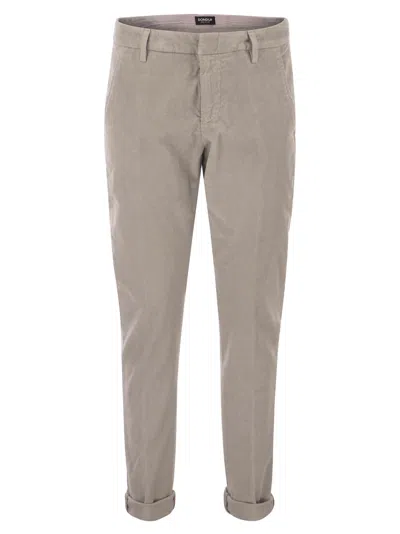 Dondup Gaubert - Slim Milleraies Trousers In Light Grey