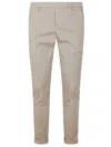 Dondup Men's Gaubert - Slim-fit Gabardine Trousers In Neutral