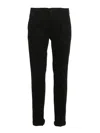 Dondup Belt Loop Casual Pants In Black