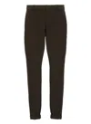 Dondup Gaubert Cotton Chino Trousers In Brown