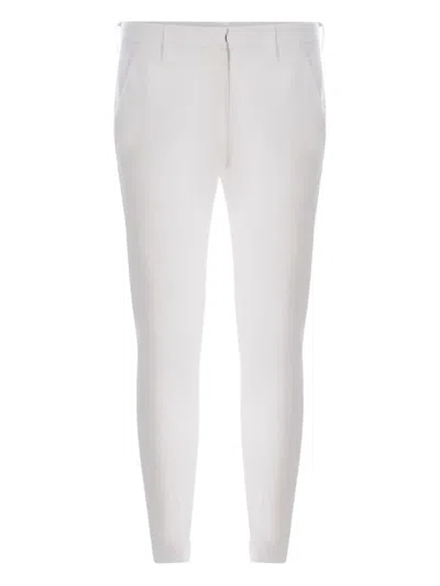 Dondup Gaubert Button-fastening Trousers In White