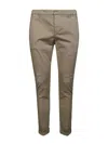 Dondup Gaubert Casual Trousers In Beige