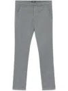 Dondup Grey Gaubert Chinos Pants In Grey