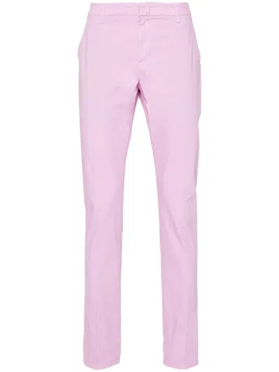 Dondup Gaubert Chino Trousers In Purple