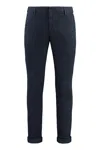 Dondup Gaubert Cotton Chino Trousers In Blue