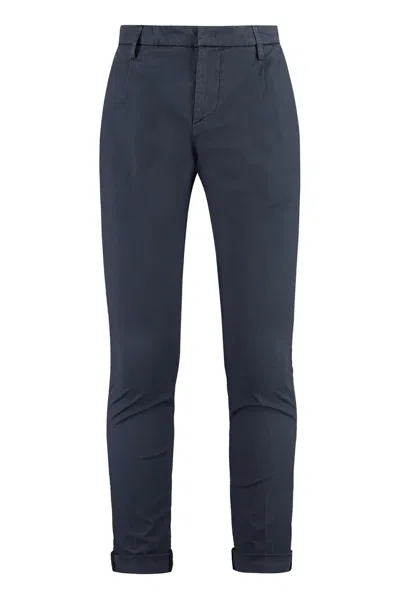 Dondup Gaubert Cotton Chino Trousers In Blue