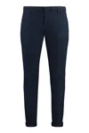 Dondup Casual Trousers With Waist Belt Loop In Blue