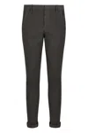 Dondup Gaubert Cotton Chino Trousers In Grey