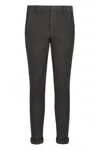 Dondup Gaubert Cotton Chino Trousers In Grey
