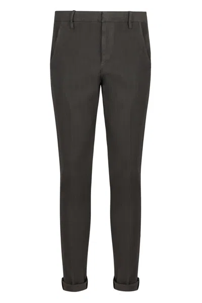 DONDUP DONDUP GAUBERT COTTON CHINO TROUSERS