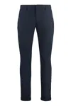 Dondup Casual Trousers With Waist Belt Loop In Blue