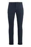 Dondup Gaubert Pants In Blue Cotton