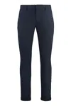 Dondup Casual Trousers With Waist Belt Loop In Blue