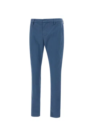 Dondup Gaubert Cotton Trousers In Blue