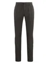 Dondup Gaubert Cotton Chino Trousers In Braun