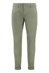 Dondup Gaubert Cotton Trousers In Green