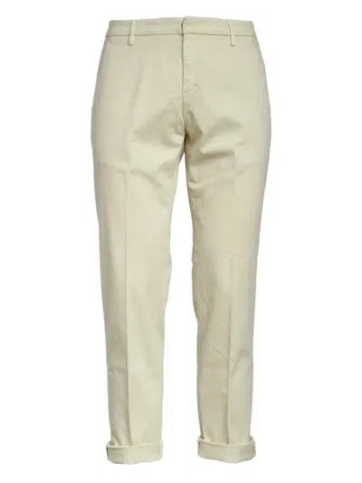 Dondup Gaubert Cuffed-hem Chinos In Neutral