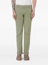 Dondup Gaubert Cuffed Trousers In Green