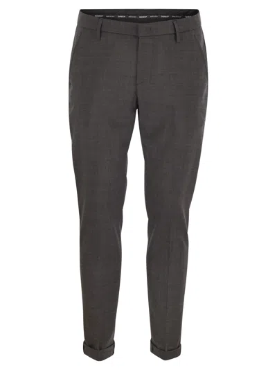 DONDUP DONDUP GAUBERT FRESH WOOL TROUSERS