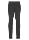 Dondup Gaubert Cotton Chino Trousers In Grey
