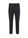 Dondup Gaubert Slim Flannel Trousers In Black